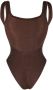 Hunza G Badpak met open rug Bruin - Thumbnail 2