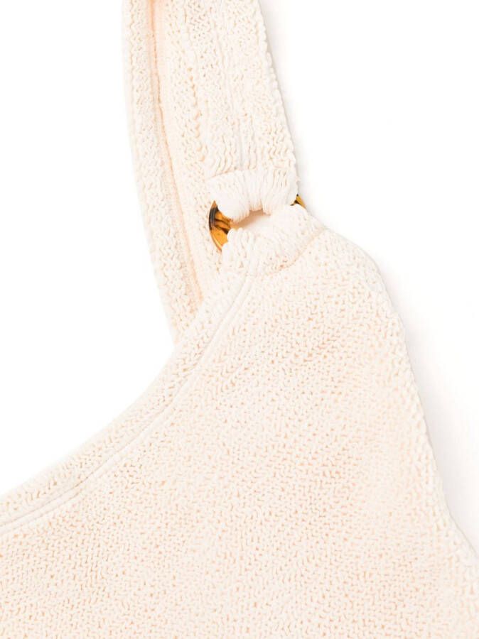Hunza G Geribbelde onesie Beige