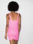 Hunza G Gebreide jurk Roze - Thumbnail 3