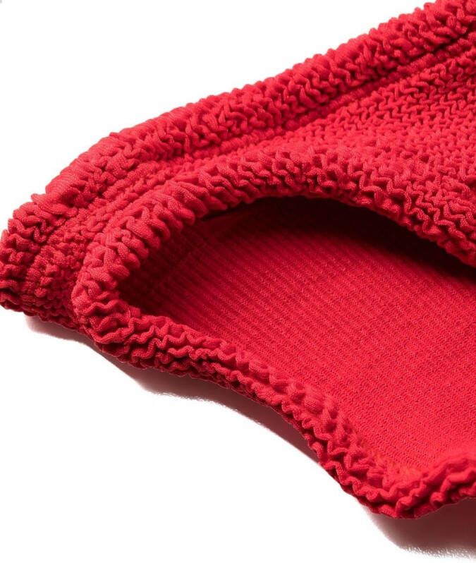 Hunza G Gekreukte bikini Rood