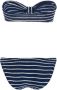 Hunza G Gestreepte bikini Blauw - Thumbnail 2