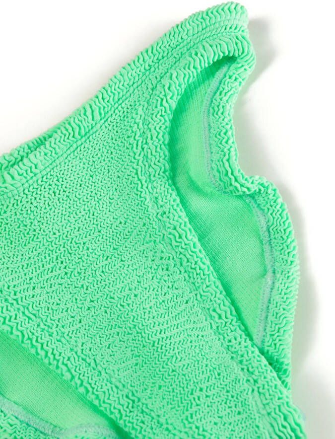 Hunza G Jean strapless bikini Groen