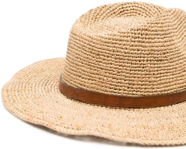 IBELIV Raffia hoed Beige