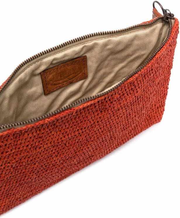 IBELIV Geweven clutch Oranje