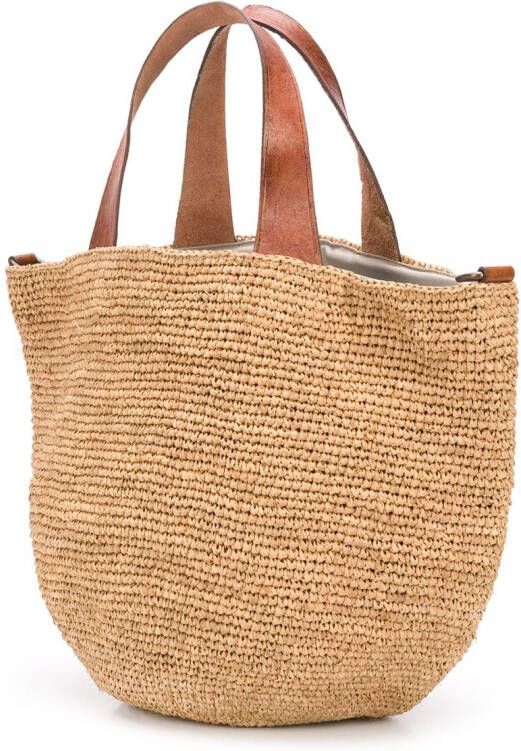 IBELIV Geweven draagtas Beige
