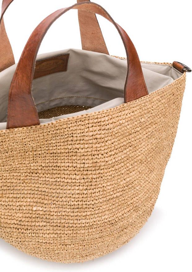 IBELIV Geweven draagtas Beige