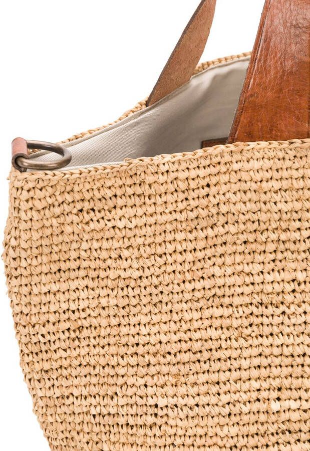 IBELIV Geweven draagtas Beige