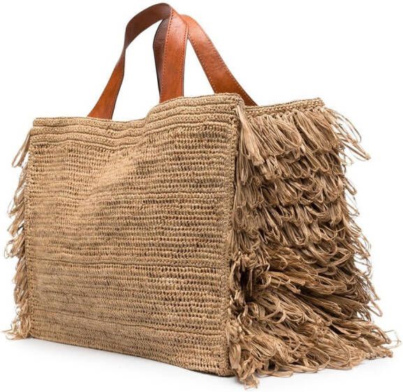 IBELIV Onja geweven draagtas Beige