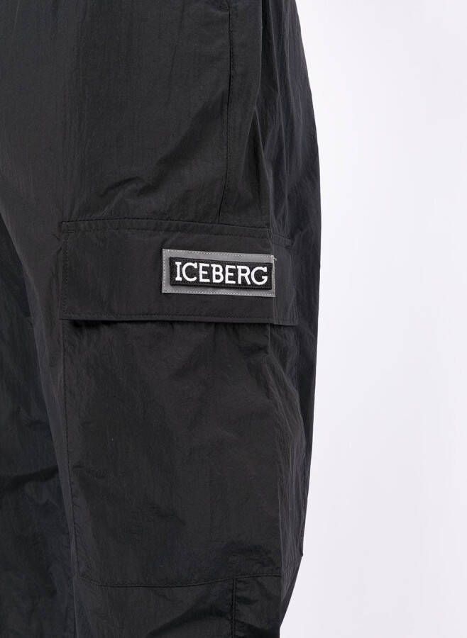 Iceberg Broek met trekkoord Zwart