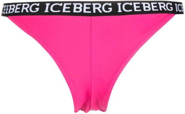 Iceberg Bikinislip met logoprint Roze