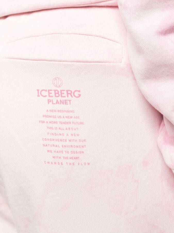 Iceberg Trainingsbroek met logoprint Roze