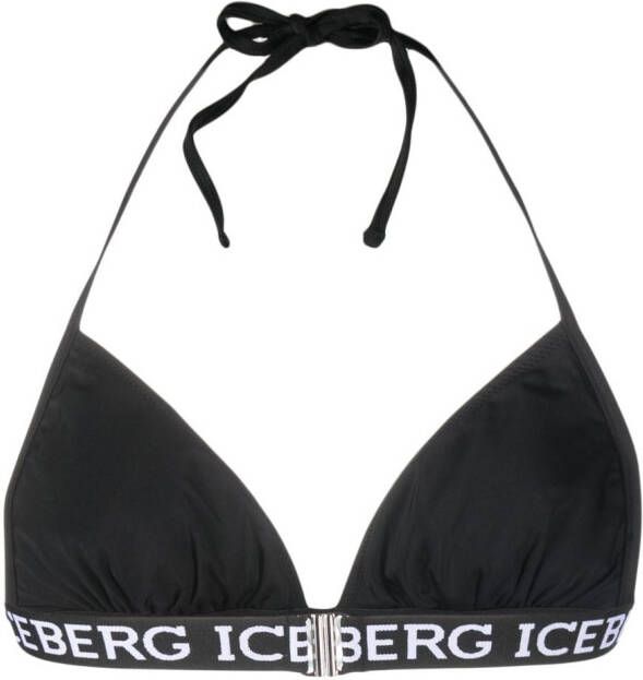 Iceberg Bikinitop met halternek Zwart
