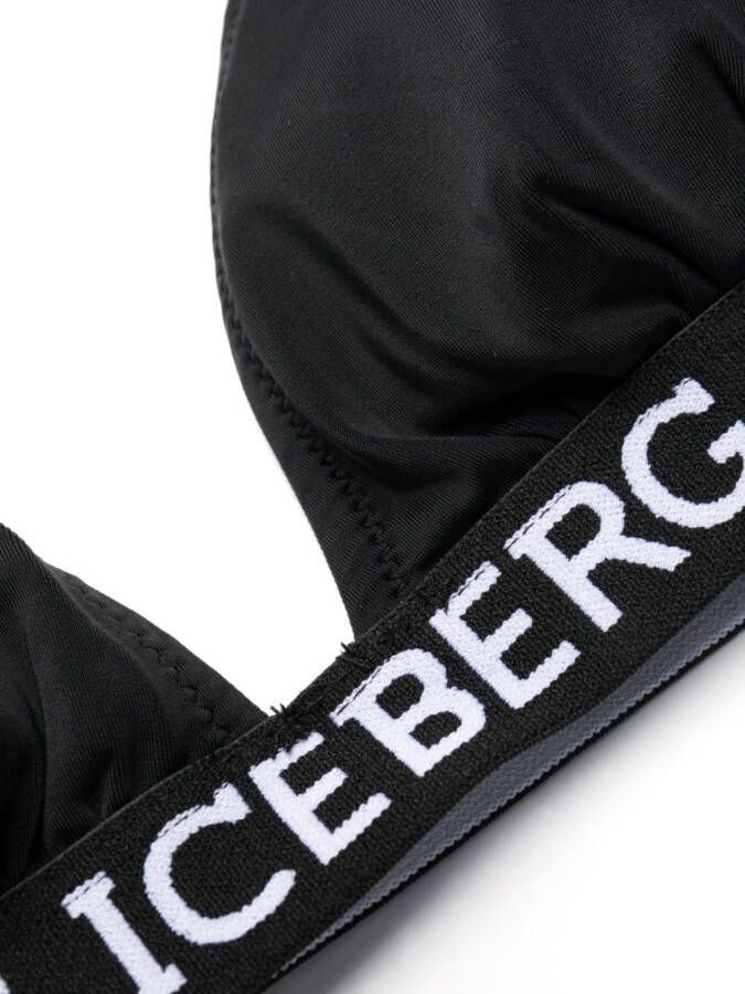Iceberg Bikinitop met halternek Zwart