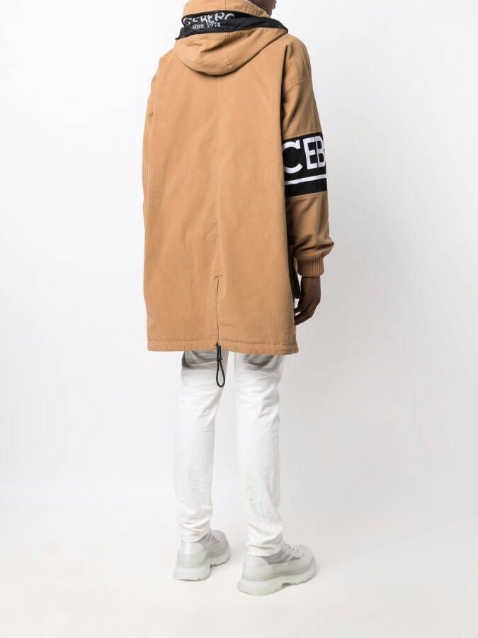 Iceberg Parka met logoprint Beige