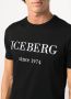 Iceberg T-shirt met geborduurd logo Zwart - Thumbnail 5