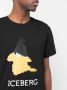 Iceberg T-shirt met print Zwart - Thumbnail 5