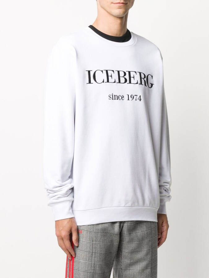 Iceberg Trui met ronde hals Wit