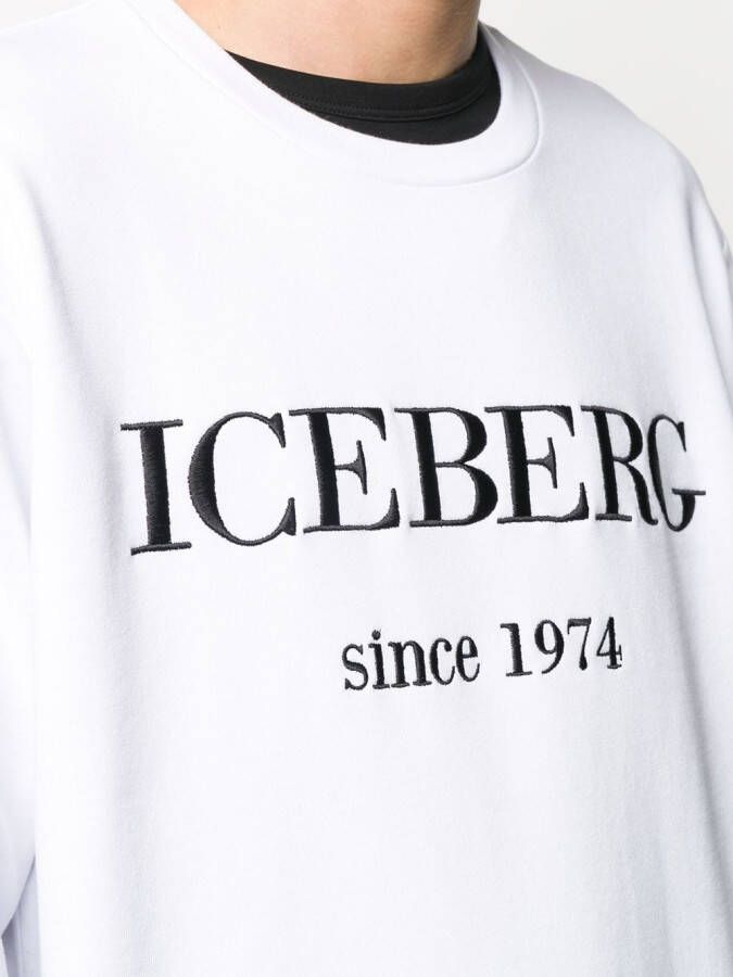 Iceberg Trui met ronde hals Wit