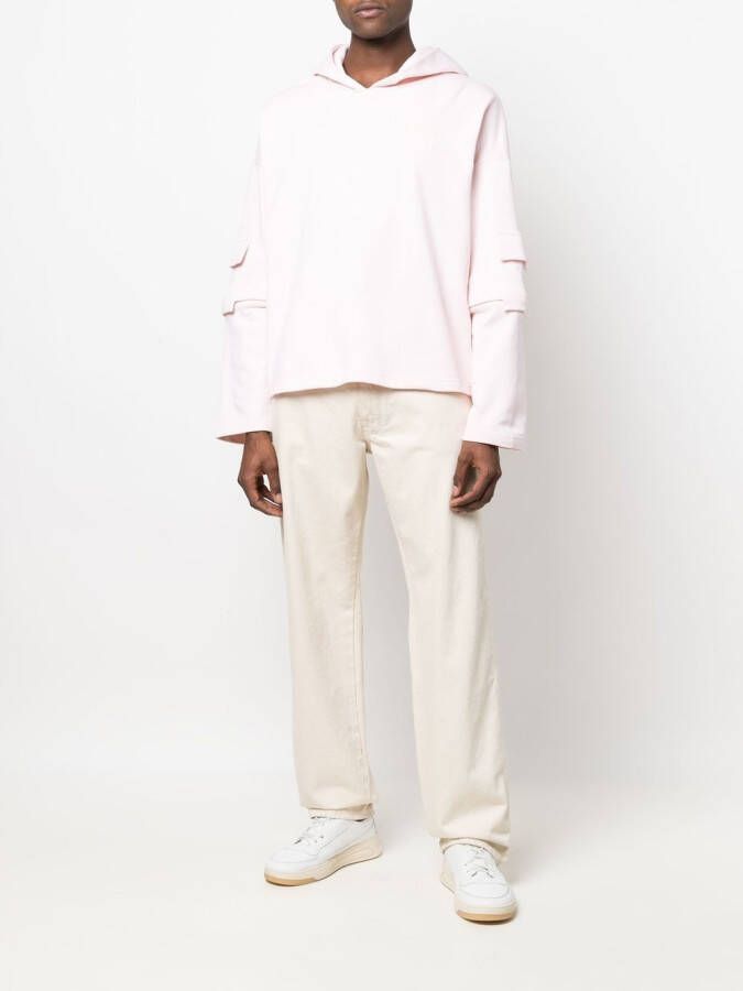 Iceberg x Kailand O. Morris katoenen hoodie Roze