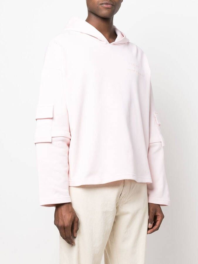 Iceberg x Kailand O. Morris katoenen hoodie Roze