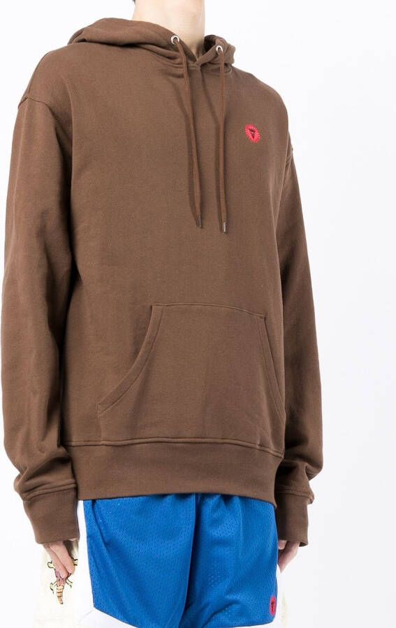 ICECREAM Hoodie met logo Bruin