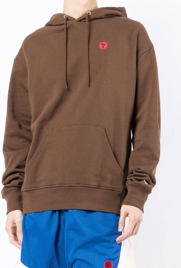ICECREAM Hoodie met logo Bruin