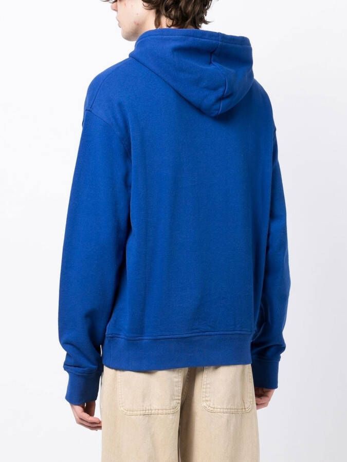 ICECREAM Hoodie met geborduurd logo Blauw