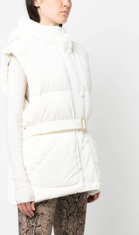 Ienki Bodywarmer met capuchon Beige