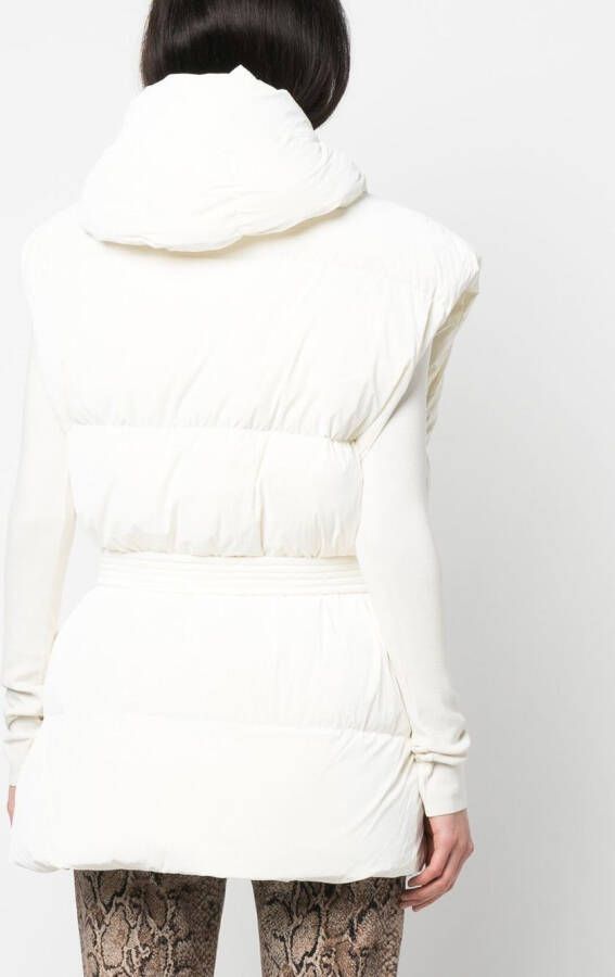 Ienki Bodywarmer met capuchon Beige