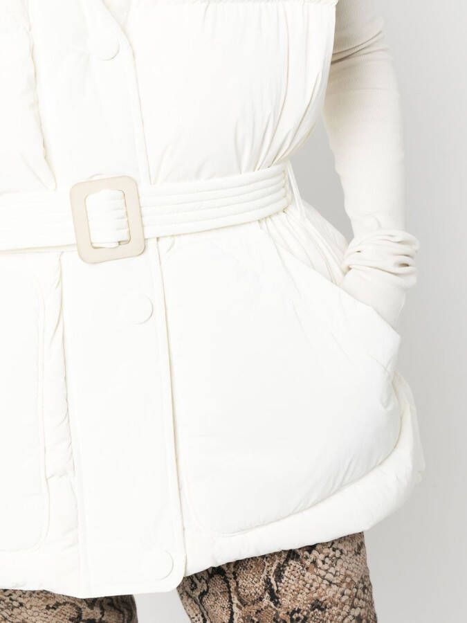 Ienki Bodywarmer met capuchon Beige