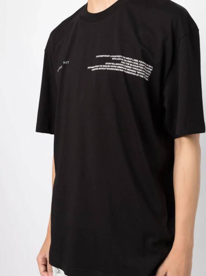 Ih Nom Uh Nit T-shirt met print Zwart