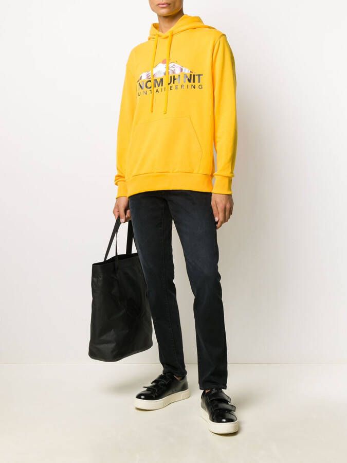 Ih Nom Uh Nit Hoodie met logoprint Geel