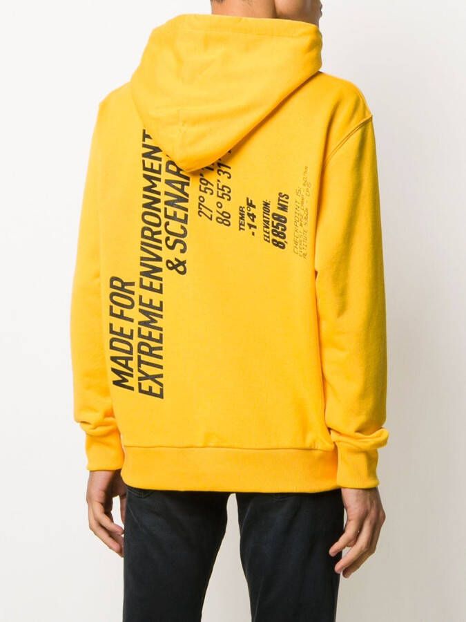 Ih Nom Uh Nit Hoodie met logoprint Geel