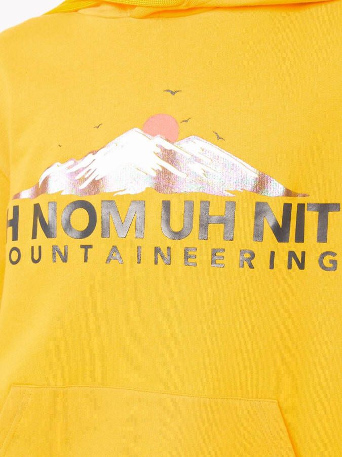 Ih Nom Uh Nit Hoodie met logoprint Geel