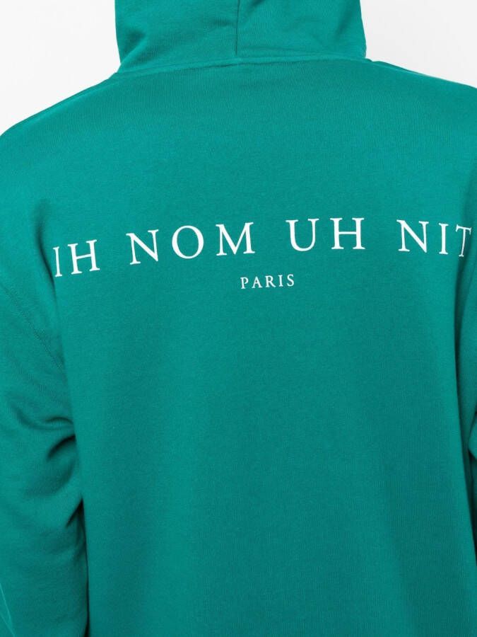 Ih Nom Uh Nit Hoodie met logoprint Groen