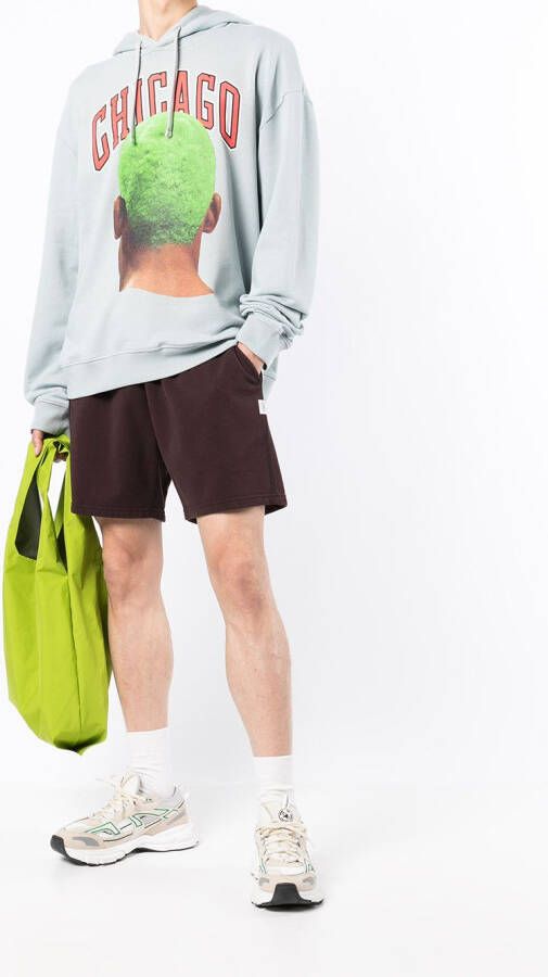 Ih Nom Uh Nit Hoodie met print Blauw
