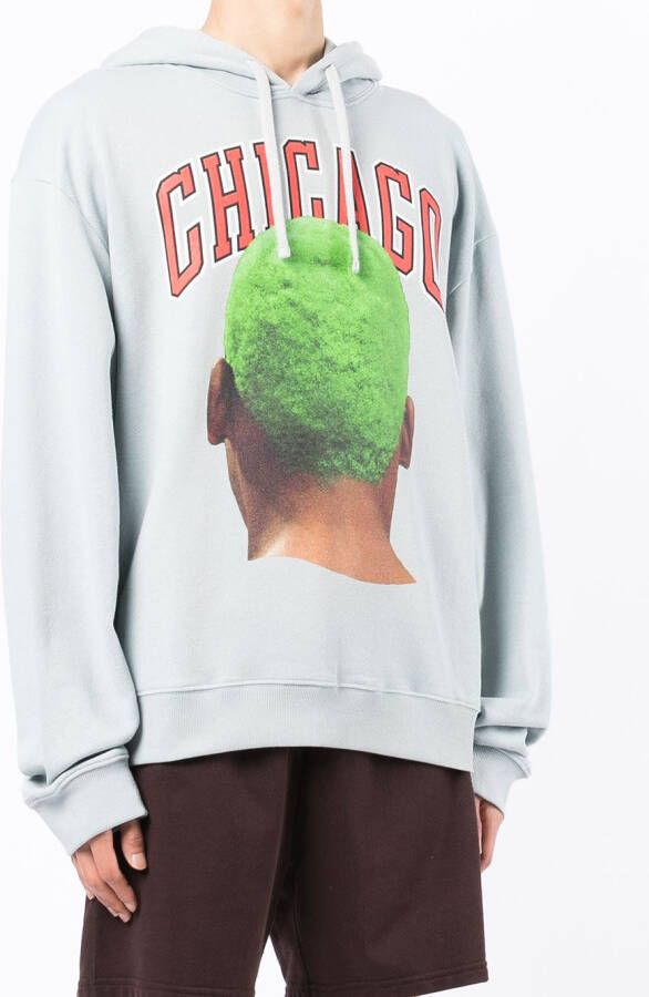 Ih Nom Uh Nit Hoodie met print Blauw