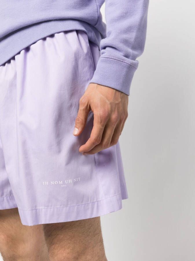 Ih Nom Uh Nit Shorts met elastische taille Paars