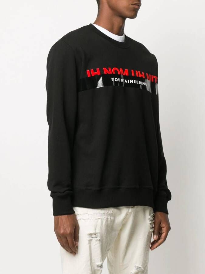 Ih Nom Uh Nit Sweater met logo Zwart