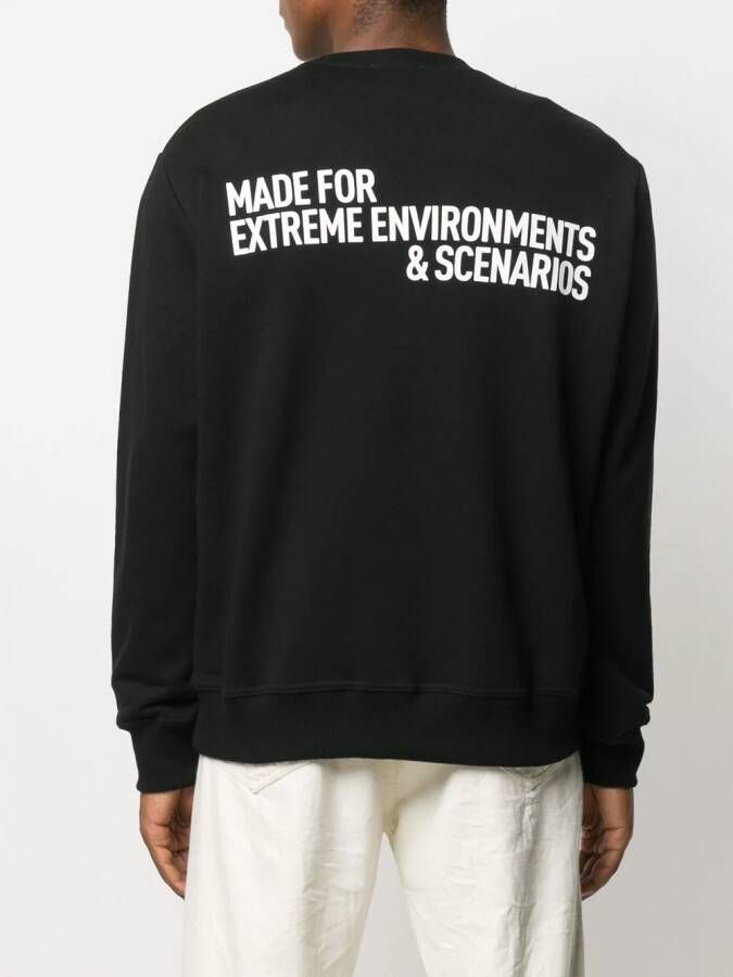 Ih Nom Uh Nit Sweater met logo Zwart
