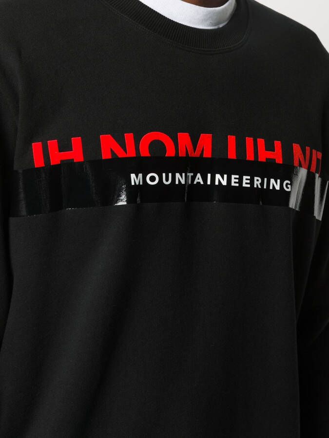 Ih Nom Uh Nit Sweater met logo Zwart