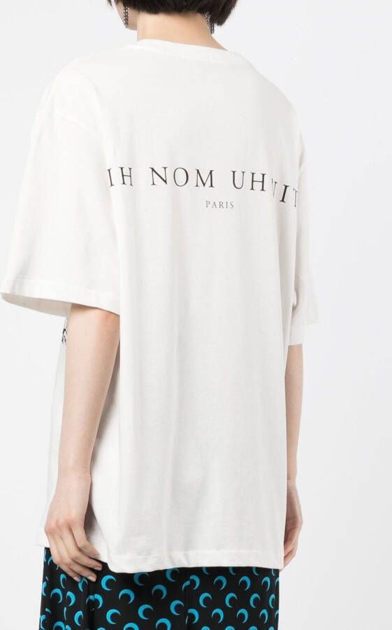 Ih Nom Uh Nit T-shirt met grafische print Wit