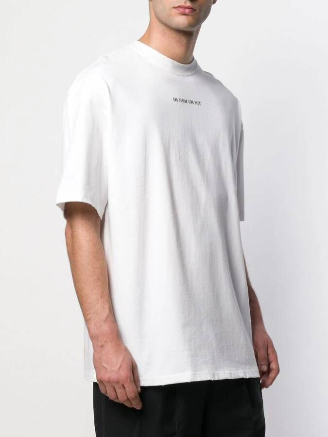 Ih Nom Uh Nit T-shirt met logoprint Wit