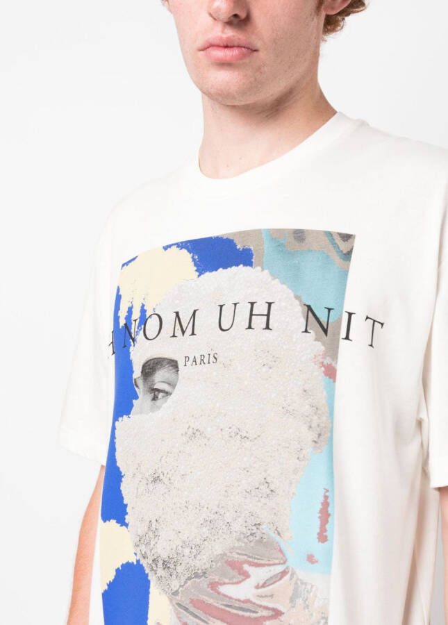 Ih Nom Uh Nit T-shirt met logoprint Wit