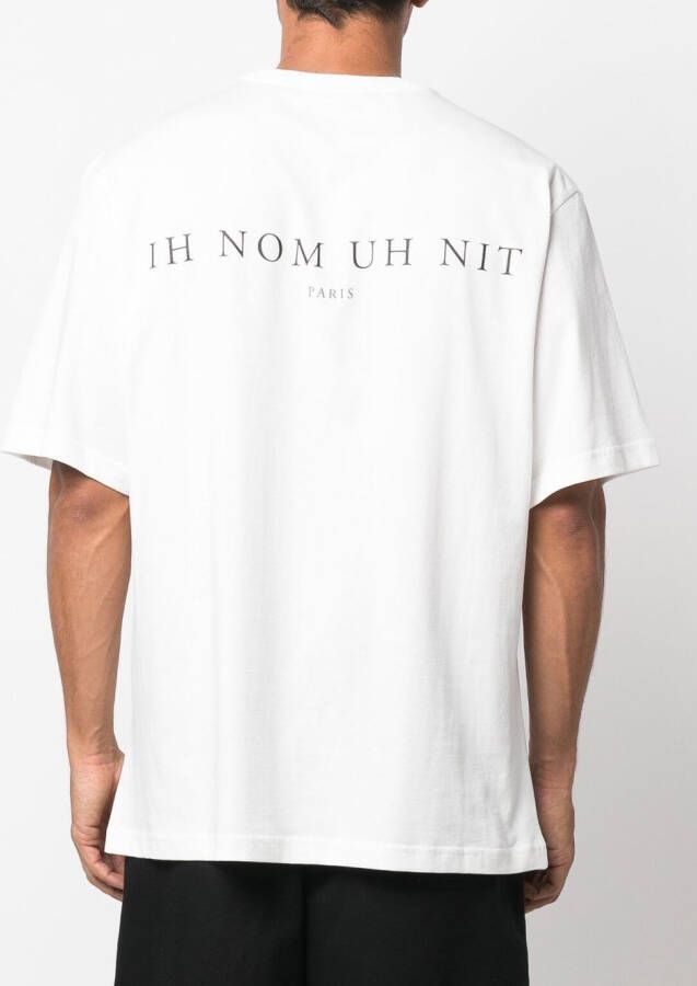 Ih Nom Uh Nit T-shirt met print Wit
