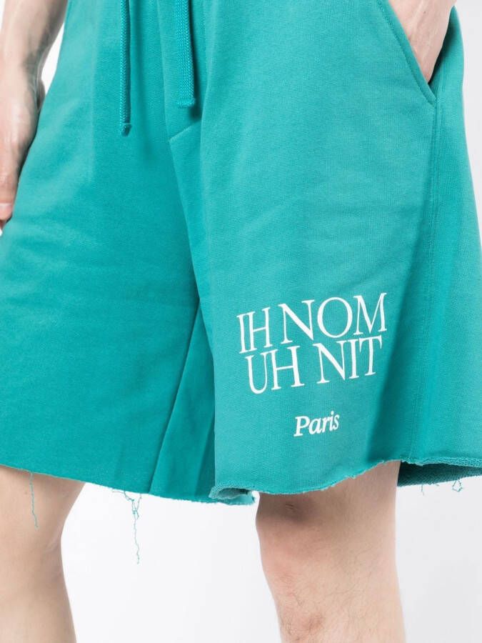 Ih Nom Uh Nit Trainingsshorts met logoprint Groen