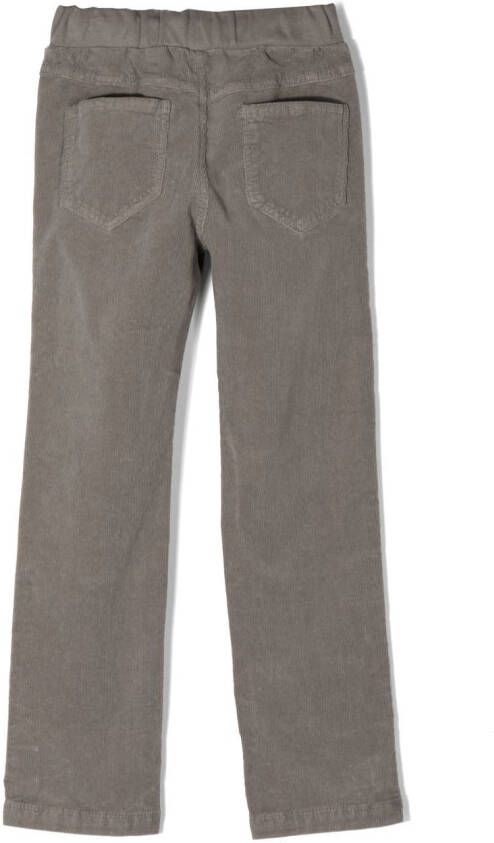 Il Gufo Broek met elastische taille Grijs
