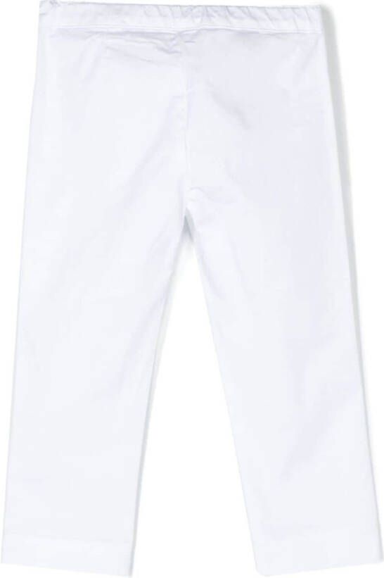 Il Gufo Broek met knoopsluiting Wit
