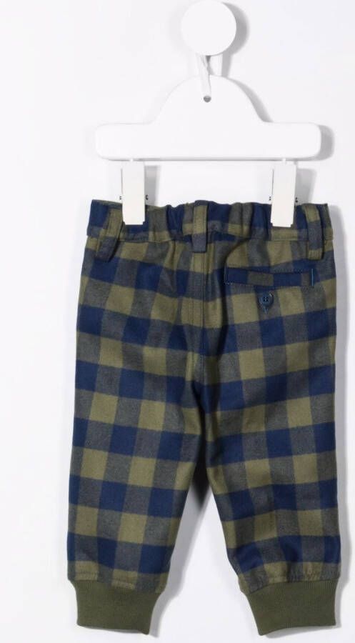 Il Gufo Broek met print Groen