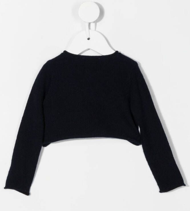 Il Gufo Button-down vest Blauw